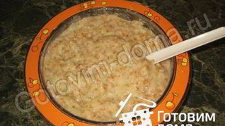 Пшеничная каша с яблоком