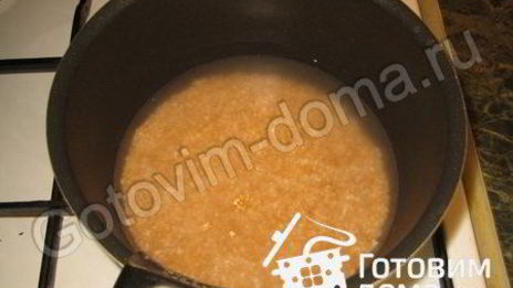 пшеничная каша с яблоком