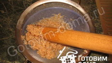 пшеничная каша с яблоком