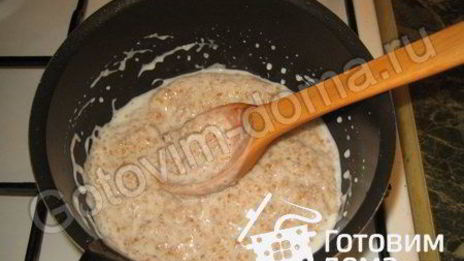 пшеничная каша с яблоком