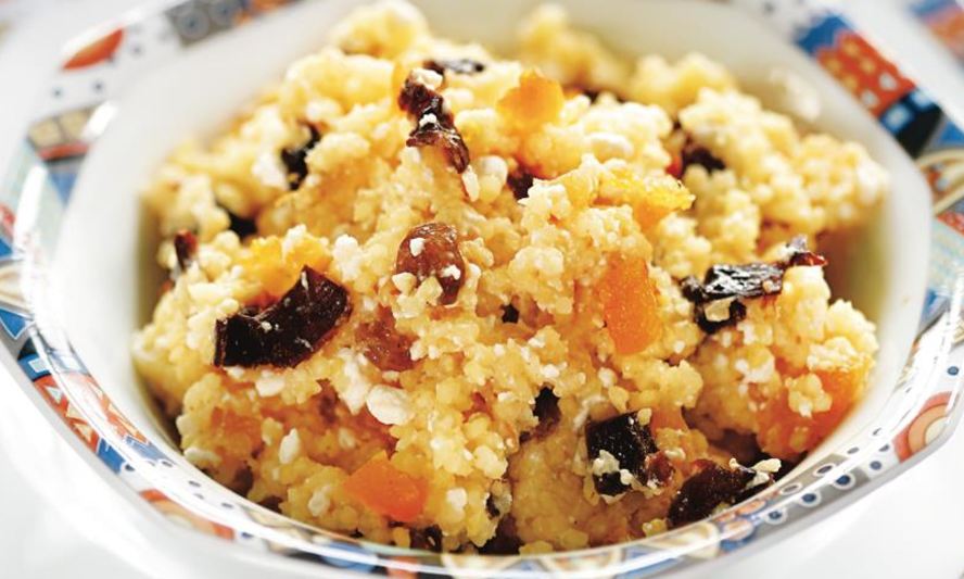 Рецепт пшенной каши с изюмом и творогом