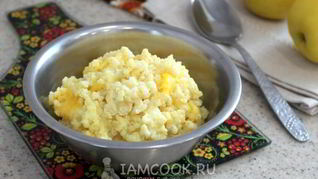 Пшенная каша с тыквой на молоке