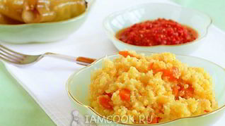 Пшенная каша с тыквой на воде