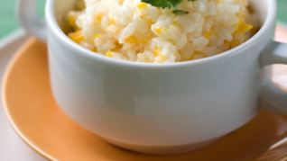 Рисовая молочная каша с тыквой