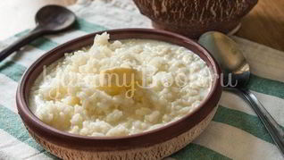 Рисовая молочная каша в мультиварке