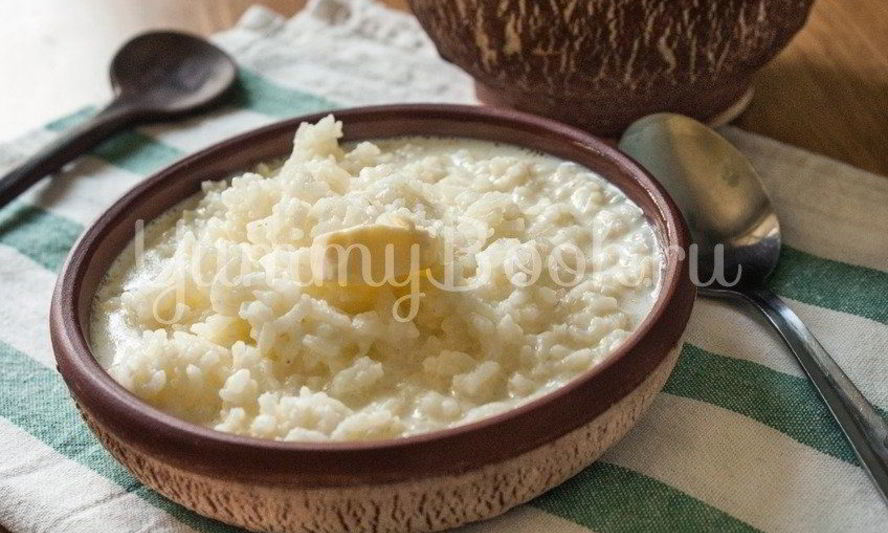 Рецепт рисовой молочной каши в мультиварке