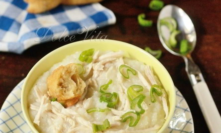 Рецепт китайской рисовой каши с курицей