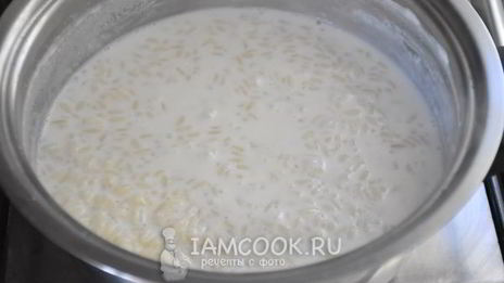 молочная рисовая каша