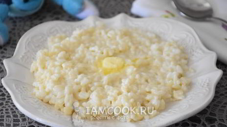 молочная рисовая каша