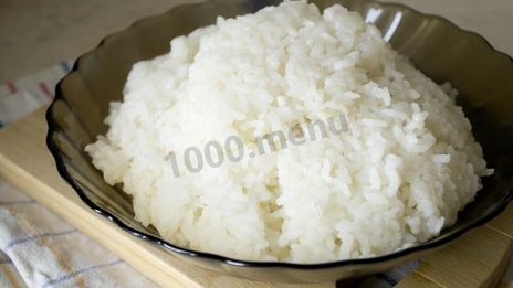 рисовая каша на воде с топленым маслом