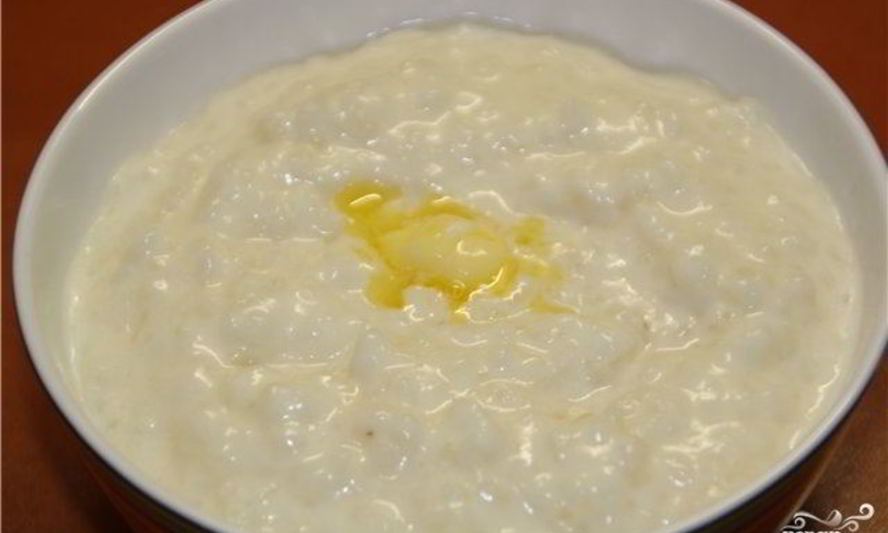 Рецепт рисовой каши-размазни на молоке