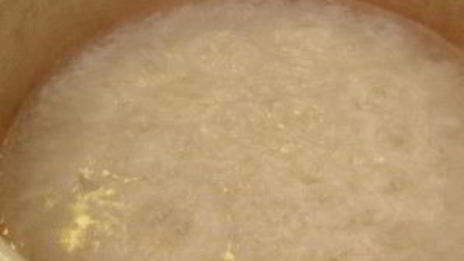 рисовая каша-размазня на молоке