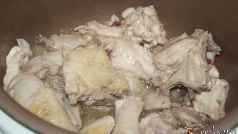 рисовая каша с домашней курицей в мультиварке