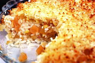 Рисовая каша с фруктами