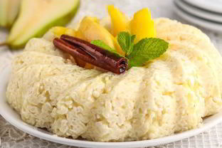 Рисовая каша с грушами