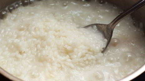 рисовая каша с грушами