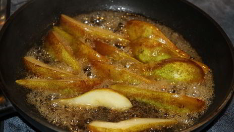 рисовая каша с грушами