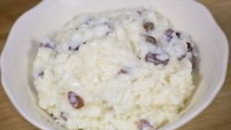 рисовая каша с изюмом