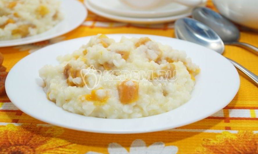 Рецепт рисовой каши с курагой в мультиварке