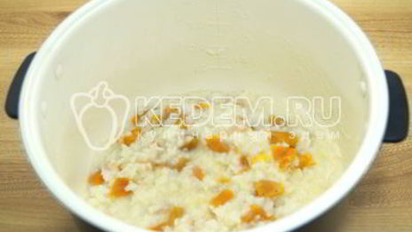 рисовая каша с курагой в мультиварке