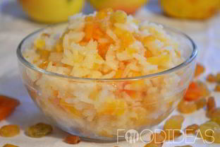 Рисовая каша с курагой