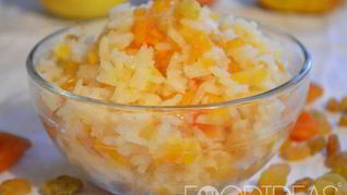 Рисовая каша с курагой