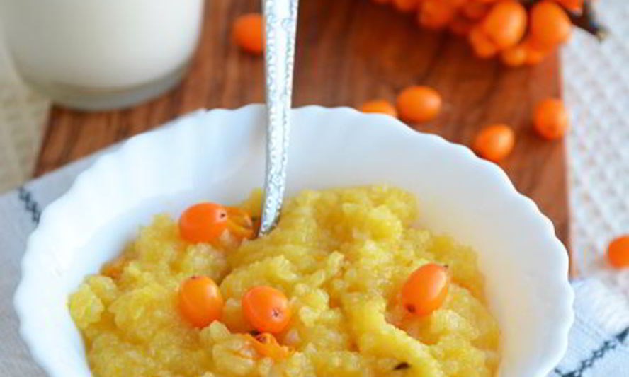 Рецепт рисовой каши с облепихой