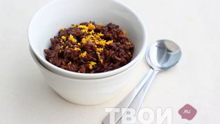 Рисовая каша с шоколадом