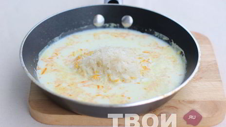 рисовая каша с шоколадом