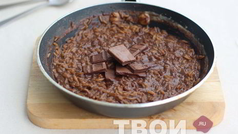 рисовая каша с шоколадом