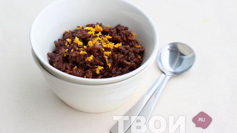 рисовая каша с шоколадом