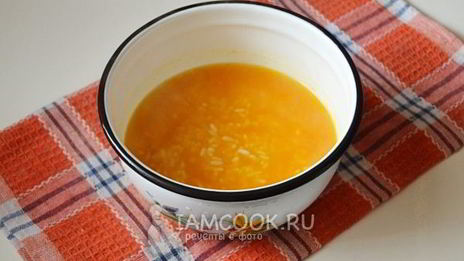 рисовая каша с тыквой на воде