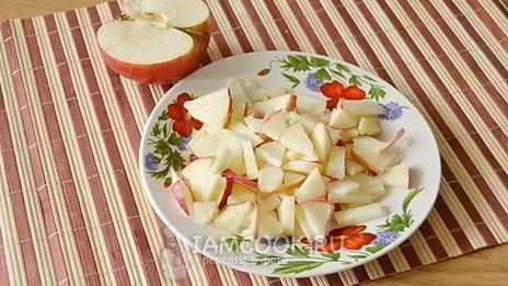 рисовая каша с яблоками