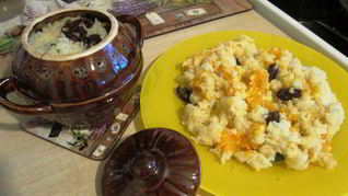 Рисовая каша в горшочке