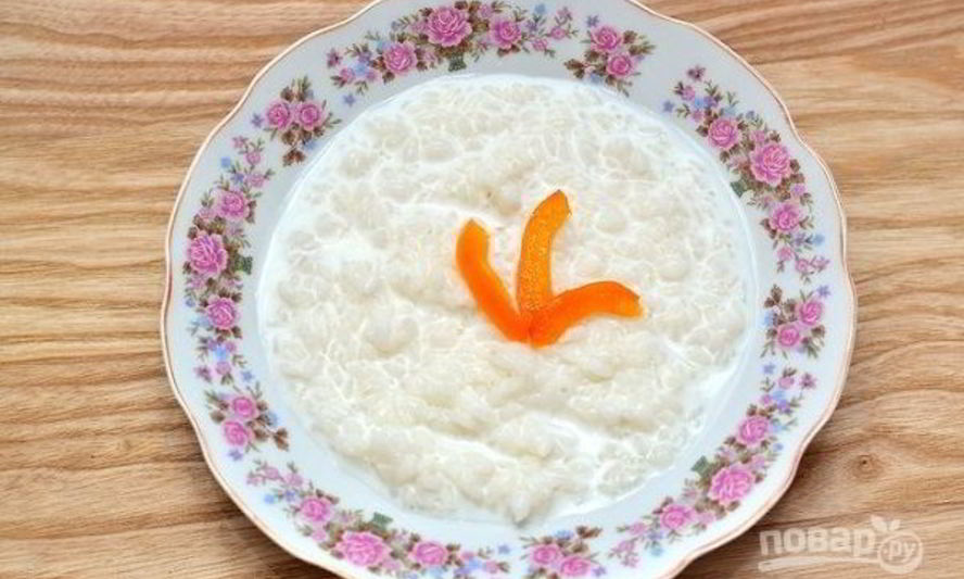 Рецепт жидкой рисовой каши