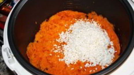 тыквенная каша в мультиварке