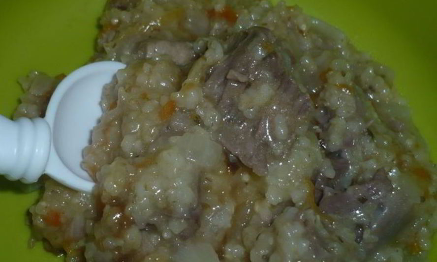 Рецепт ячневой каши на бараньей рульке