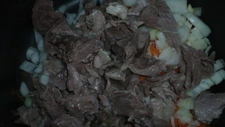 ячневая каша на бараньей рульке