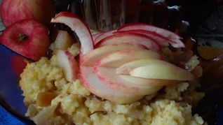 Янтарная каша с сыром