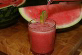Арбузный коктейль с лаймом и имбирем
