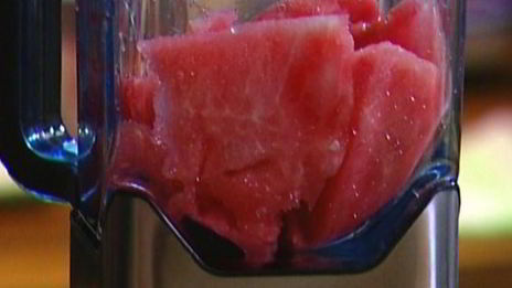 арбузный коктейль с лаймом и имбирем