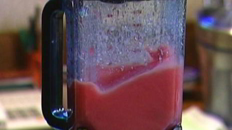 арбузный коктейль с лаймом и имбирем