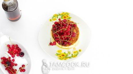 блинчики с кленовым сиропом