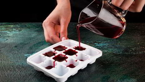 ароматный чай с ягодным льдом