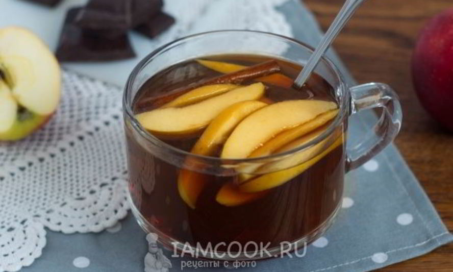 Рецепт чая с яблоками