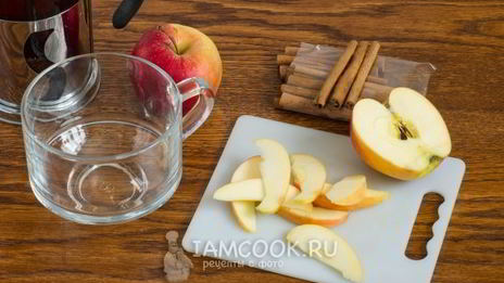 чай с яблоками