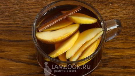 чай с яблоками