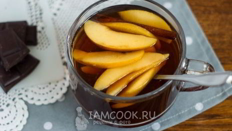 чай с яблоками