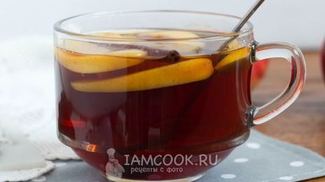 чай с яблоками