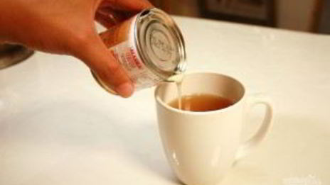 чай со сгущенкой